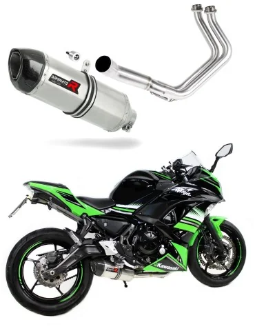 Ligne d'échappement complète inox Dominator HP1 pour Kawasaki Ninja 650 (2017-2022)
