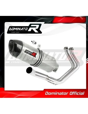 Ligne d'échappement complète inox Dominator HP1 pour Kawasaki Ninja 650 (2017-2022)