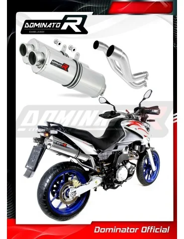 Silencieux slip-on Dominator OV pour Aprilia Pegaso 650 Strada (2007-2010)
