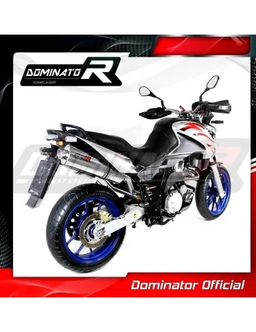 Silencieux slip-on Dominator OV pour Aprilia Pegaso 650 Strada (2007-2010)