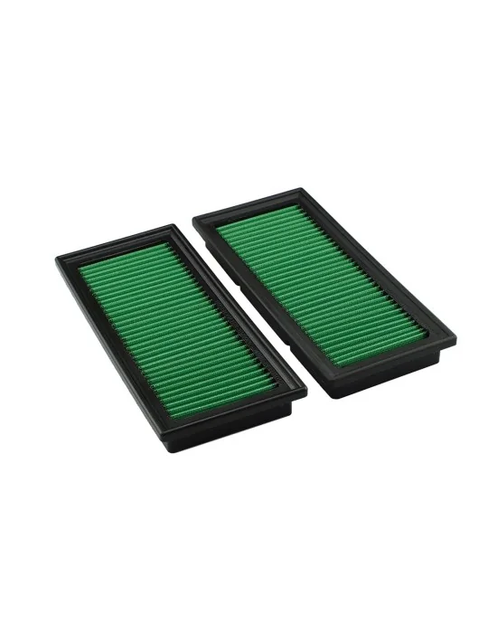 Filtre à air sport Green Filter pour MERCEDES C CLASSE (W205/A205/C205/S205) 63 AMG (Kit de 2 filtres) (476 cv) depuis 2014