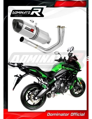 Ligne d'échappement complète inox Dominator HP1 pour Kawasaki Versys 650 (2015-2020)
