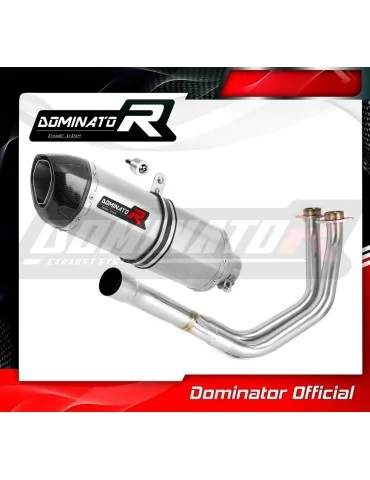 Ligne d'échappement complète inox Dominator HP1 pour Kawasaki Versys 650 (2015-2020)