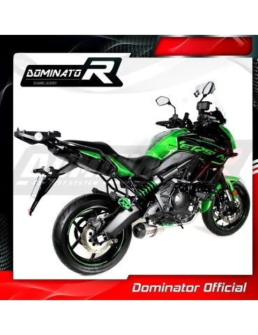 Ligne d'échappement complète inox Dominator HP1 pour Kawasaki Versys 650 (2015-2020)