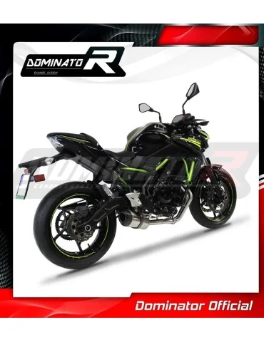 Ligne d'échappement complète inox Dominator HP1 pour Kawasaki Z650 (2017-2023)