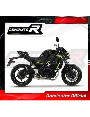 Ligne d'échappement complète inox Dominator HP1 pour Kawasaki Z650 (2017-2023)