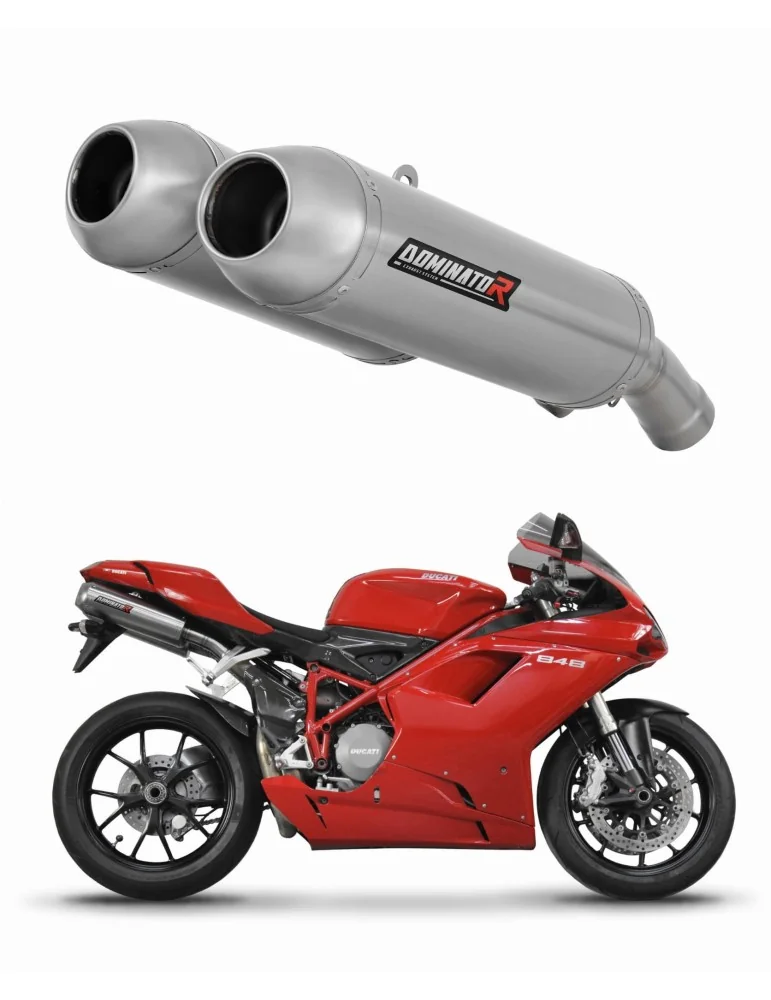 Silencieux slip-on Dominator OVR pour Ducati 848 (2008-2013)