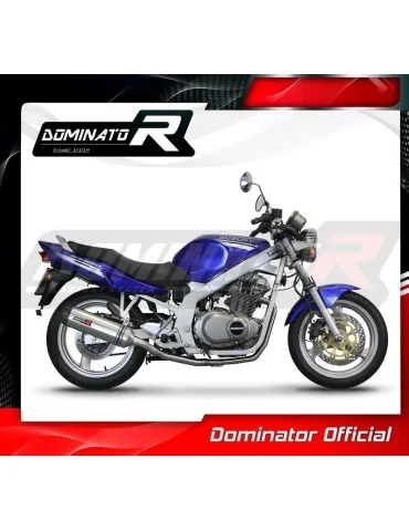 Ligne d'échappement complète inox Dominator HP1 pour Suzuki GS 500F (2004-2014)