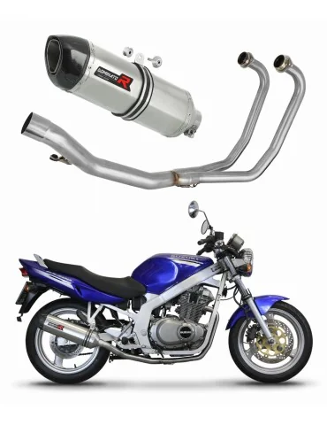 Ligne d'échappement complète inox Dominator HP1 pour Suzuki GS 500E (1989-2009)