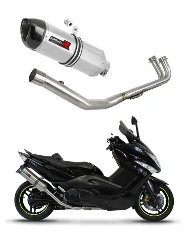 Ligne d'échappement complète inox Dominator HP1 pour Yamaha T-max 500 (2008-2011)