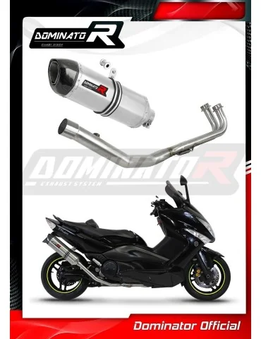 Ligne d'échappement complète inox Dominator HP1 pour Yamaha T-max 500 (2008-2011)