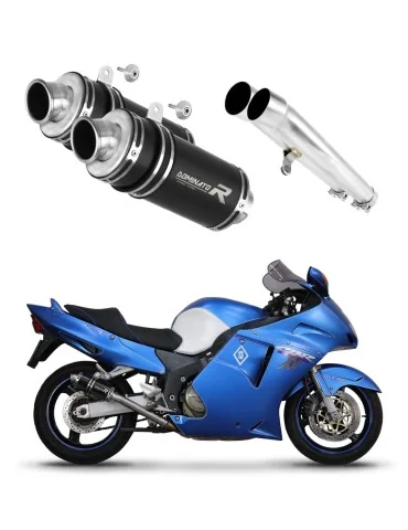 Silencieux slip-on Dominator GP1 Noir pour Honda CBR 1100 XX (1996-2006)