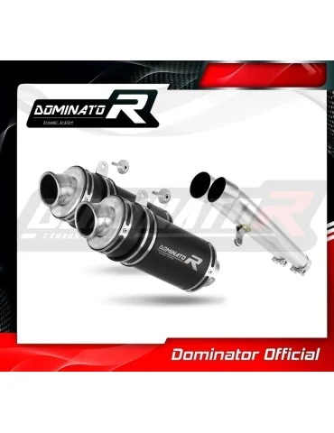 Silencieux slip-on Dominator GP1 Noir pour Honda CBR 1100 XX (1996-2006)