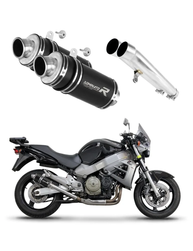 Silencieux slip-on Dominator GP1 Noir pour Honda CB 1100 X11