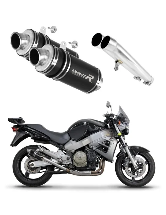 Silencieux slip-on Dominator GP1 Noir pour Honda CB 1100 X11, vue 1
