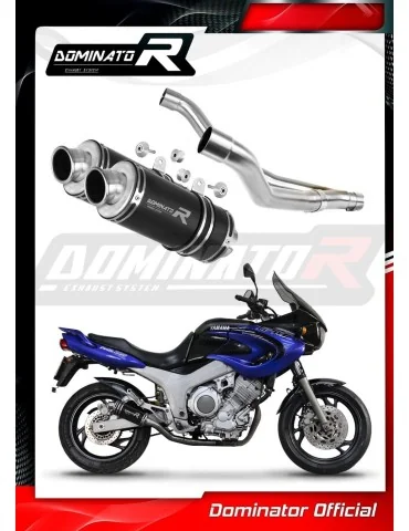 Silencieux slip-on Dominator GP1 Noir pour Yamaha TDM 850 (1991-1995)