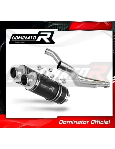 Silencieux slip-on Dominator GP1 Noir pour Yamaha TDM 850 (1996-2001)