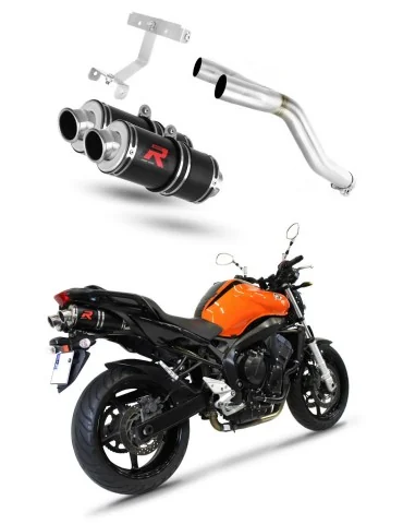 Silencieux slip-on Dominator GP1 Noir pour Yamaha FZ6 Fazer 600 S1 (2004-2010)