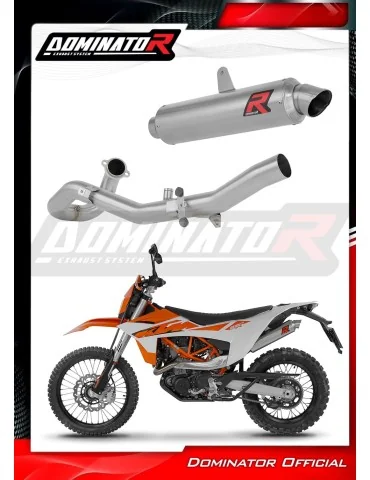 Ligne d'échappement complète inox Dominator GPF pour KTM 690 Enduro R (2026)