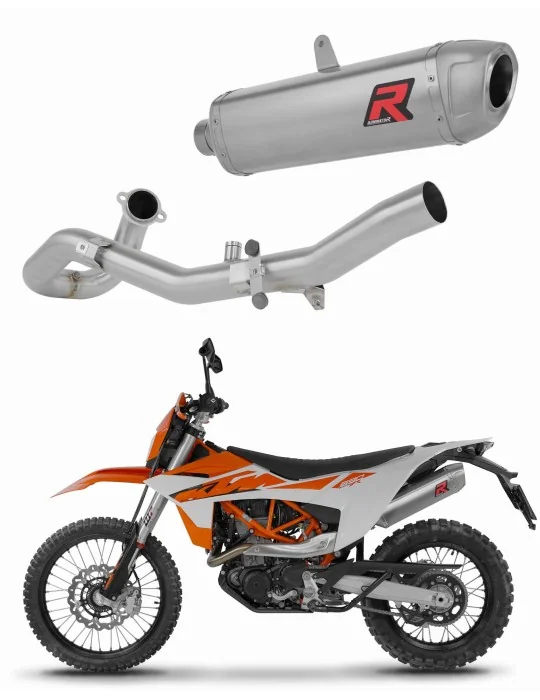 Ligne d'échappement complète inox Dominator S6 pour KTM 690 Enduro R 2026, vue 1