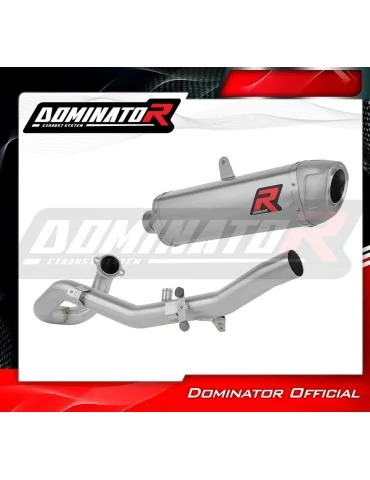 Ligne d'échappement complète inox Dominator S6 pour KTM 690 Enduro R (2026)