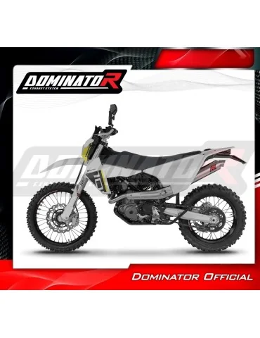 Ligne d'échappement complète inox Dominator GPF pour Husqvarna 701 Supermoto SM (2026)
