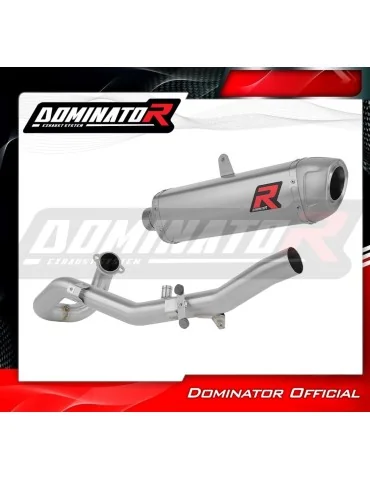 Ligne d'échappement complète inox Dominator S6 pour Husqvarna 701 Supermoto SM (2026)