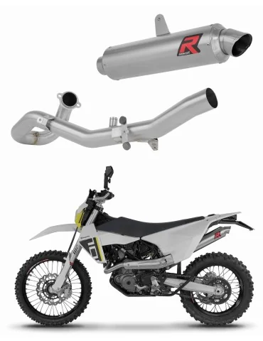 Ligne d'échappement complète inox Dominator GPF pour Husqvarna 701 Enduro (2026)