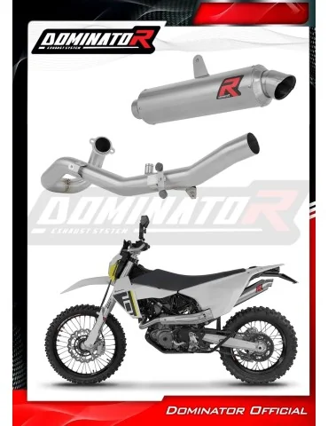 Ligne d'échappement complète inox Dominator GPF pour Husqvarna 701 Enduro (2026)