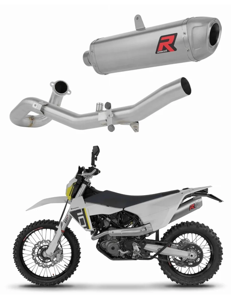 Ligne d'échappement complète inox Dominator S6 pour Husqvarna 701 Enduro (2026)