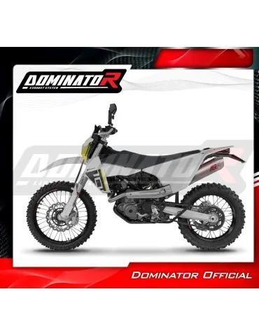 Ligne d'échappement complète inox Dominator S6 pour Husqvarna 701 Enduro (2026)