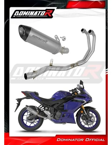 Ligne d'échappement complète Dominator HP8 Titane pour Yamaha YZF-R3 (2019-2024)