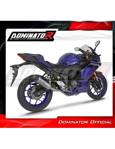 Ligne d'échappement complète Dominator HP8 Titane pour Yamaha YZF-R3 (2019-2024)