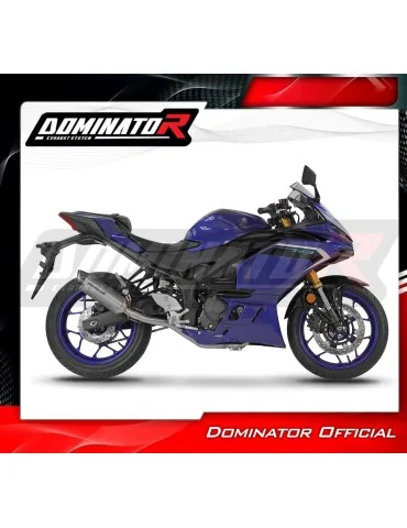 Ligne d'échappement complète Dominator HP8 Titane pour Yamaha YZF-R3 (2019-2024)