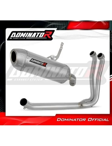 Ligne d'échappement complète inox Dominator S6 pour Suzuki GSX-8S / 8R (2022-2024)
