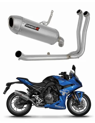 Ligne d'échappement complète inox Dominator S6 pour Suzuki GSX-8R / 8S (2023-2025)
