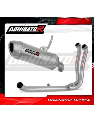 Ligne d'échappement complète inox Dominator S6 pour Suzuki GSX-8R / 8S (2023-2025)