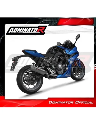 Ligne d'échappement complète inox Dominator S6 pour Suzuki GSX-8R / 8S (2023-2025)