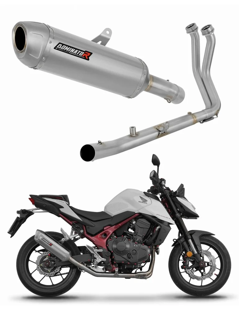 Ligne d'échappement complète inox Dominator S6 pour Honda CB 750 Hornet (2024-2025)