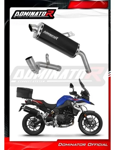 Silencieux slip-on Dominator P7 Noir pour BMW F850GS (2021-2023)