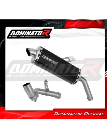 Silencieux slip-on Dominator P7 Noir pour BMW F800GS (2024)