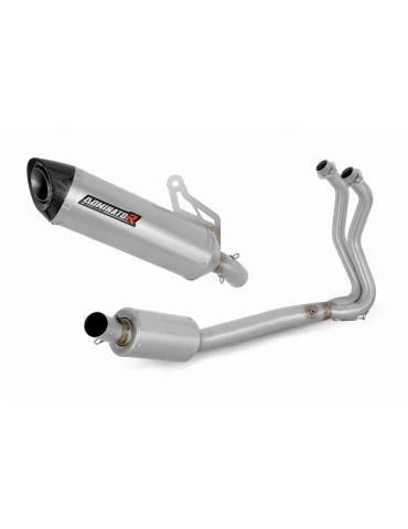 Ligne d'échappement complète inox Dominator HP8 pour Kawasaki Z400 (2018-2023)