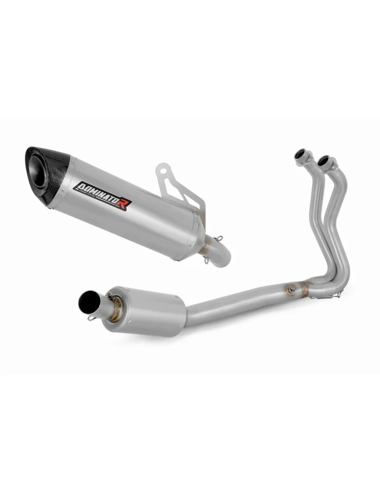 Ligne d'échappement complète inox Dominator HP8 pour Kawasaki Z400 (2018-2023)