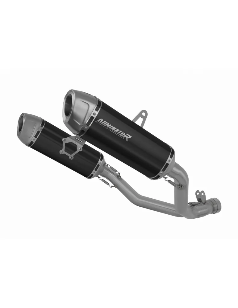 Silencieux slip-on Dominator S6 Noir pour Suzuki GSXR 1000 K9 L0 L1 (2009-2011)