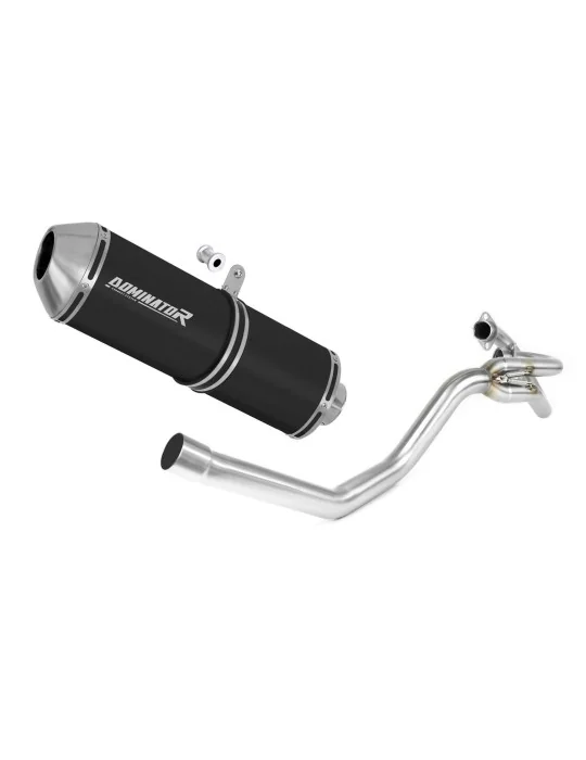Silencieux slip-on Dominator OVR Noir pour Yamaha XT 660 X 2004-2016, vue 1
