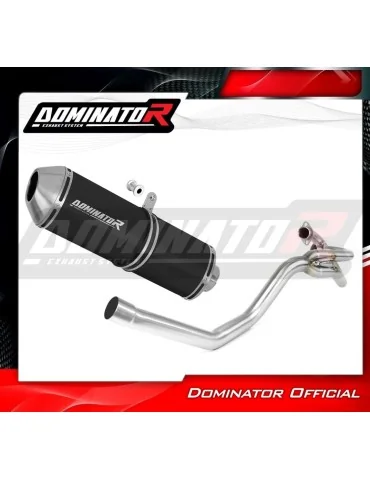 Silencieux slip-on Dominator OVR Noir pour Yamaha XT 660 R (2004-2016) - réf. YA031DARBL