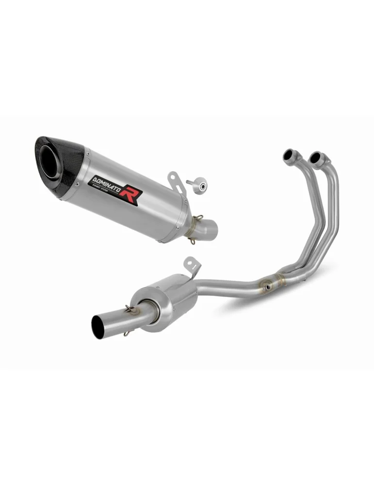 Ligne d'échappement complète inox Dominator HP8 pour Yamaha MT-03 (2020-2023) - réf. YA149DEXF