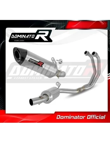 Ligne d'échappement complète inox Dominator HP8 pour Yamaha MT-03 (2020-2023) - réf. YA149DEXF