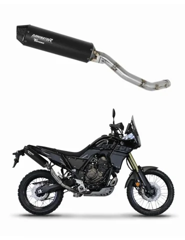 Silencieux slip-on Dominator MX2 Noir pour Yamaha Tenere 700 (2019-2020)