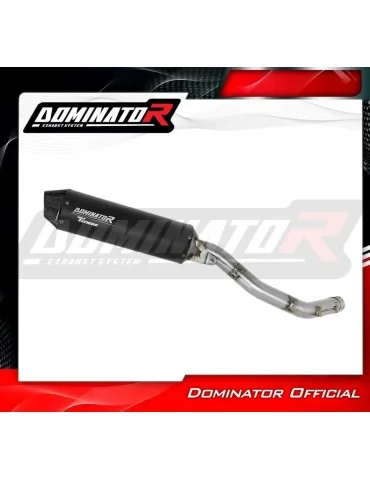 Silencieux slip-on Dominator MX2 Noir pour Yamaha Tenere 700 (2019-2020)